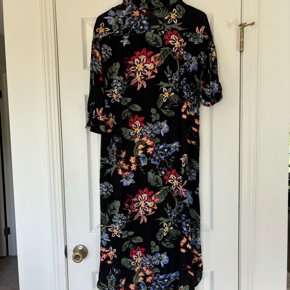 Gilli Button Down Maxi Dress Small - image 4